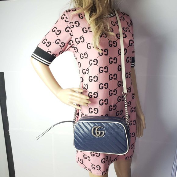 100% Authentic Gucci GG Marmont Small Shoulder Bag - Picture 12 of 13